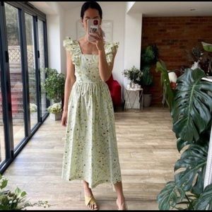H&M wildflower poplin dress